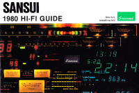 Sansui HiFi Guide 1980 
